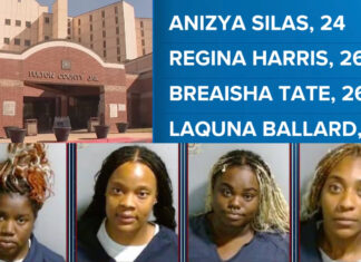 Cell Phones, Sex, & Chicken Pot Pies: 4 Security Officers Arrested In Fulton County Jail Contraband Scandal anizya-silas-regina-harris-breaisha-tate-laquna-ballard