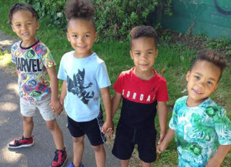 2 Sets Of Twins Perish In House Fire While Their Mother Was Allegedly Out Shopping Deveca-Rose-children-killed-in-fire-Kyson, Bryson, Leyton and Logan Hoath