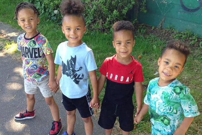 Deveca-Rose-children-killed-in-fire-Kyson, Bryson, Leyton and Logan Hoath