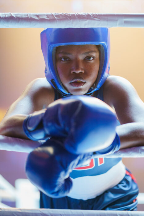 Ryan Destiny as Claressa Shields in The Fire Inside