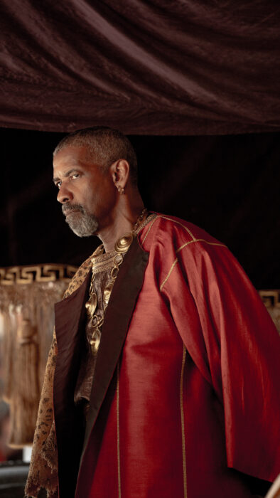 Denzel Washington plays Macrinus in Gladiator II from Paramount Pictures.