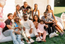 Diddy’s Children Speak Out: ‘The Past Month Has Devastated Our Family’ Diddy-with-mother-Janice-Combs-and-children
