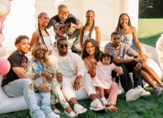 Diddy’s Children Speak Out: ‘The Past Month Has Devastated Our Family’ Diddy-with-mother-Janice-Combs-and-children