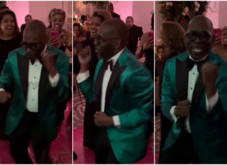 AYE! Pastor Jamal Bryant Gets Jiggy At His Wedding Reception Pastor-Jamal-Bryant-Dancing-Wedding-Reception-2