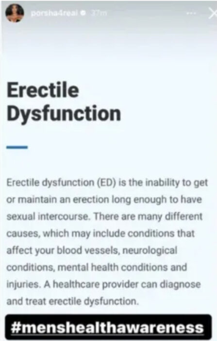 Porsha-Williams-Instagram-Post-Erectile-Dysfunction