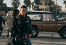 ‘On Call’: Prime Video’s Gripping Police Drama Is Now Streaming Troian-Bellisario-Brandon-Larracuente-on-call