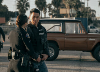 ‘On Call’: Prime Video’s Gripping Police Drama Is Now Streaming Troian-Bellisario-Brandon-Larracuente-on-call