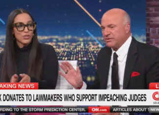 Angela Rye Checks Kevin O’Leary For Touching Her During CNN Broadcast Angela-Rye-checks-kevin-o-leary-do-not-touch-me-cnn