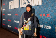 Erykah Badu Vandalized Her Own Tesla? Erykah-Badu-Piano-lesson-red-carpet