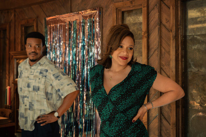 Russell Hornsby and Michole Briana White as Charles and Lucille Hornsby in BMF Season 4