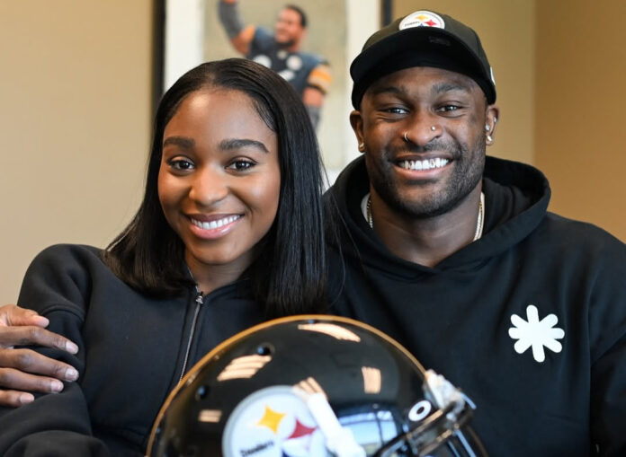 NFL star DK Metcalf and R&B singer Normani announce their engagement.