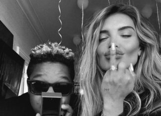 Kyle Massey & Hana Giraldo Are Engaged! 💍 Kyle Massey and Hana Giraldo celebrating their engagement, with Massey holding an open ring box and Giraldo showing off her diamond ring.