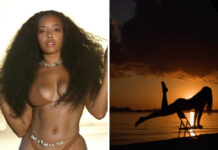 Angela Simmons Attempts Ciara’s ‘Ecstasy’ Foldable Chair Float Angela-Simmons-foldable-chair