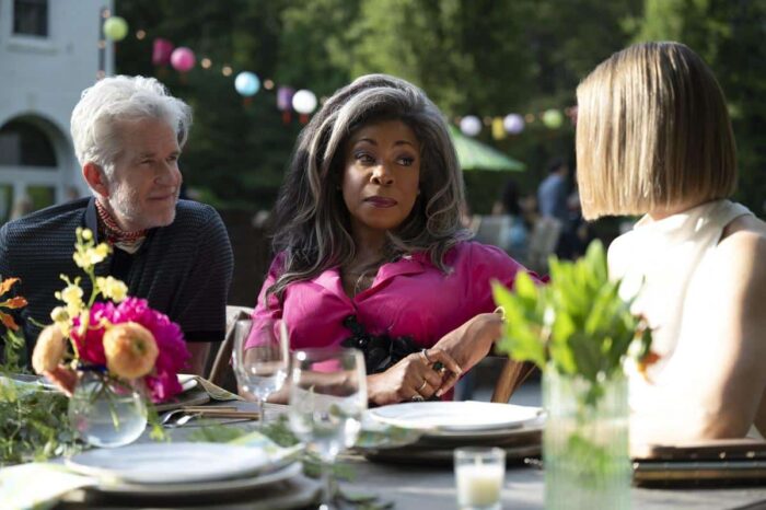 Matthew Modine, Lorraine Toussaint, and Jessica Biel in a dramatic scene from The Better Sister.