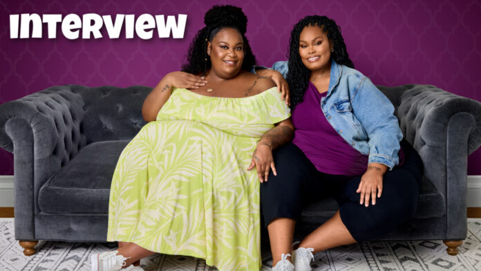 Jazz Wallace and Nesha Harris pose together, stars of TLC’s reality series “1000-LB Roomies” showcasing plus-size representation and friendship.