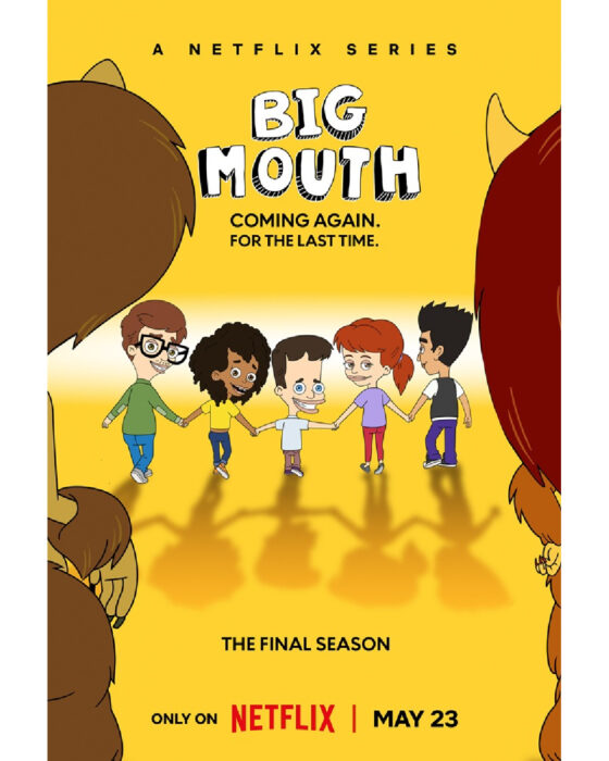 Official key art for Big Mouth Season 8 on Netflix