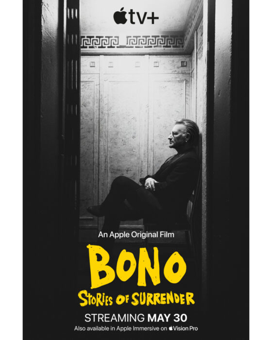 Bono shares personal stories and performs U2 classics in the Apple TV+ special "Stories of Surrender."