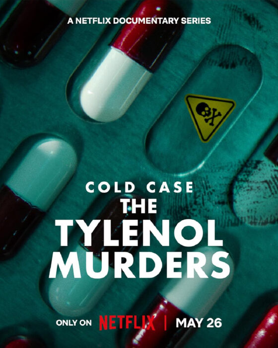 the key art for The Tylenol Murders on Netflix
