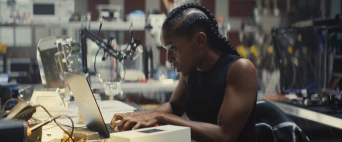 Dominique Thorne as Riri Williams in Ironheart on Disney+