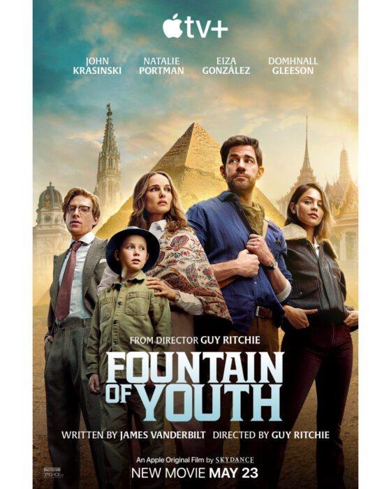 Natalie Portman and John Krasinski star as siblings on a global quest in Apple TV+ adventure "Fountain of Youth."