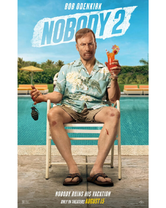Nobody 2 movie poster featuring Bob Odenkirk