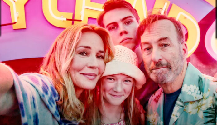 The cast of Nobody 2 starring Bob Odenkirk