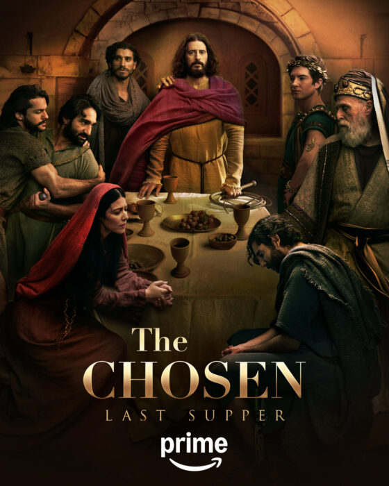 The official poster for 'The Chosen: Last Supper' on Prime Video.