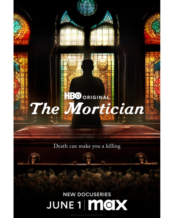 Official key art for The Mortician on HBO