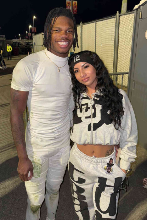 Travis Hunter and Leanna Lenee