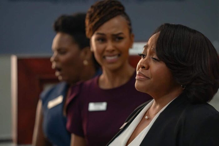 Ashley Versher as Tessa George and Sherri Shepherd as Nicole in Straw