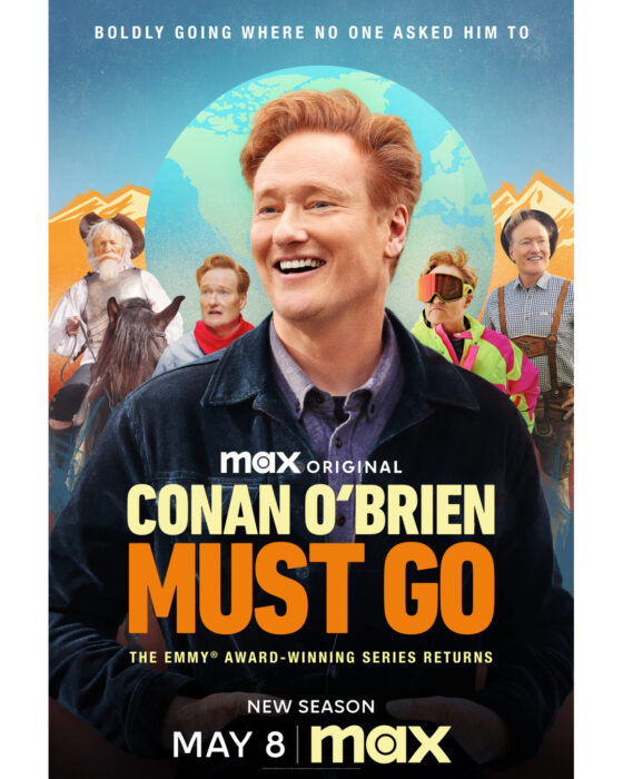 Conan O’Brien in Season 2 of Must Go on Max May 2025