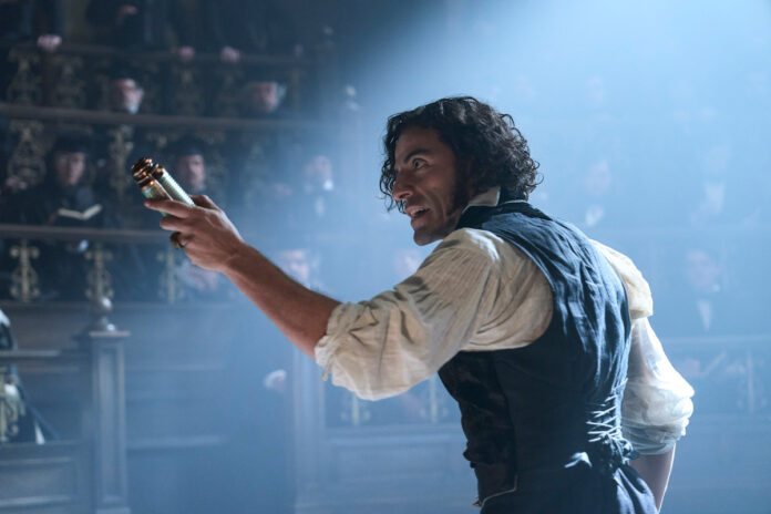 Oscar Isaac as Victor Frankenstein in Guillermo del Toro’s Netflix film "Frankenstein"