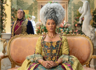 ‘Bridgerton’ Renewed Through Season 6— Netflix Teases Season 4 Hugh Sachs as Brimsley and Golda Rosheuvel as Queen Charlotte in episode 403 of Bridgerton Season 4.