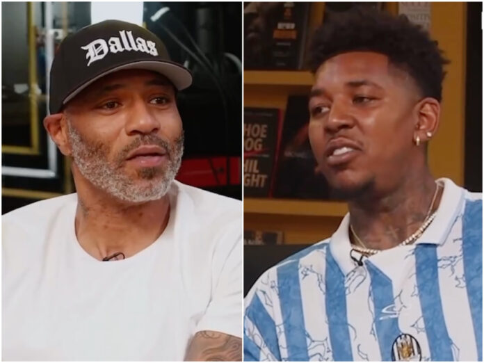Kenyon Martin and Nick Young arguing during heated debate on Gil’s Arena episode