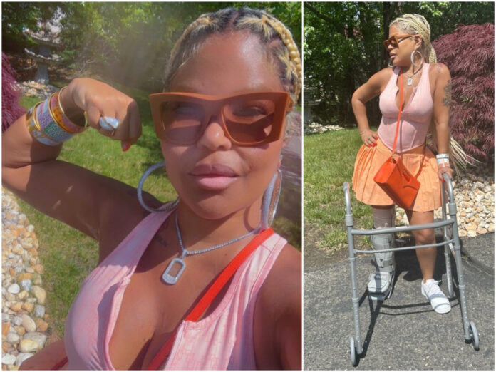 Misa Hylton speaks on her injury, court appearance, and message to disabled people