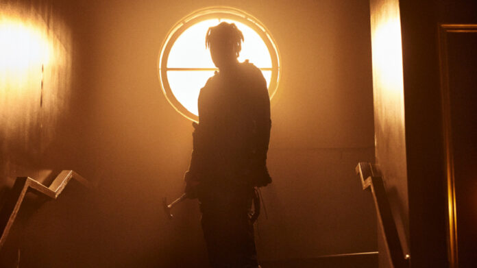 Shameik Moore holds a sword in a still from RZA’s action film One Spoon Of Chocolate