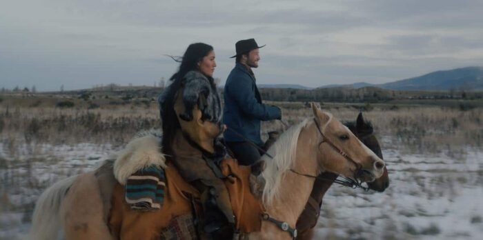 Q’orianka Kilcher and Brandon Lessard in The Unholy Trinity, courtesy of Roadside Attractions