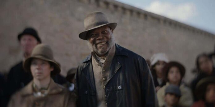 Samuel L. Jackson in The Unholy Trinity, courtesy of Roadside Attractions