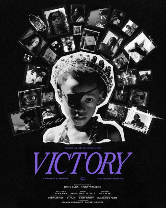 Slick Rick and Idris Elba promote their visual album Victory set for release on June 13