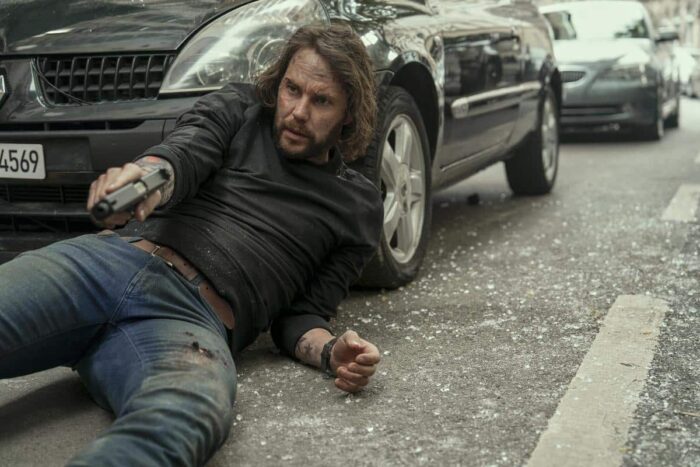 Taylor Kitsch as Ben Edwards in The Terminal List: Dark Wolf