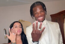 Travis Hunter & Leanna Lenee Tie The Knot In Tennessee Ceremony Travis Hunter and Leanna Lenee on their wedding day at The Barn at Faith Farms in Tennessee