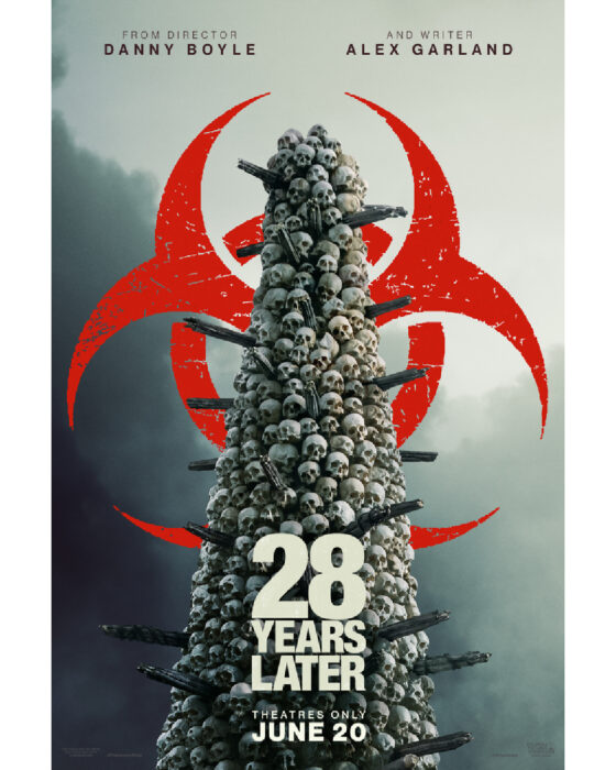 Official movie poster for Sony Pictures 28 Years Later movie.