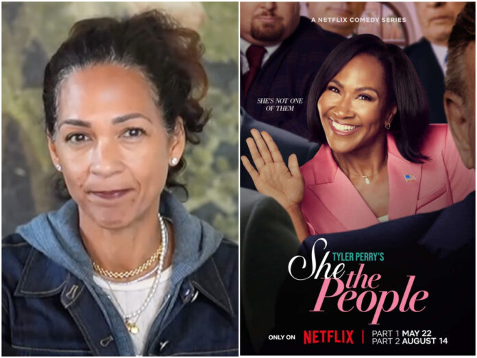 Aimee Allison, founder of She the People, takes legal action against Netflix and Tyler Perry over series title.