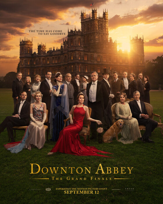 The official movie poster for Downton Abbey: The Grand Finale