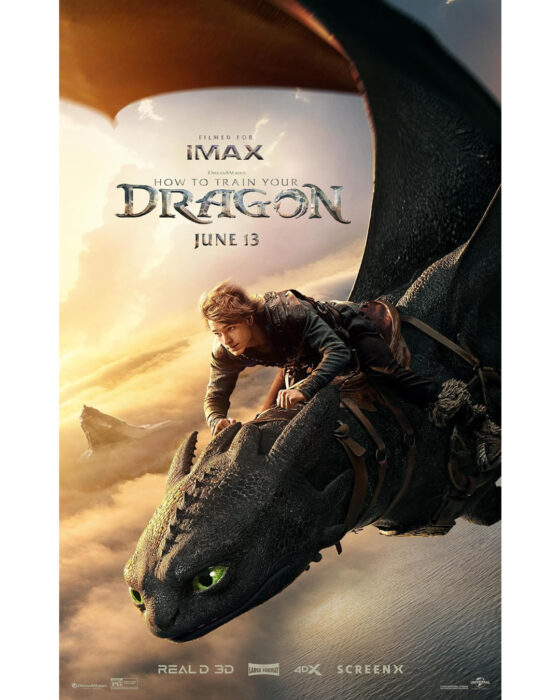 Official poster for Dreamworks' How To Train Your Dragon movie in theaters on June 13