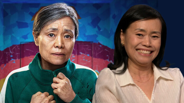 Kang Ae-sim as player as Player 149 in Squid Game Season 3 on Netflix