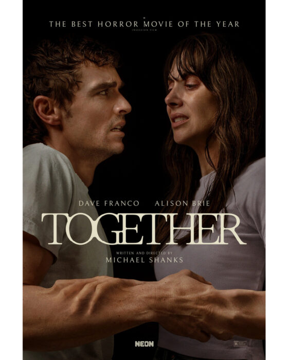 The official movie poster for Together starring Dave Franco and Alison Brie