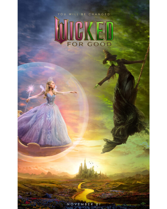 Cynthia Erivo as Elphaba and Ariana Grande as Glinda in Wicked: For Good trailer from Universal Pictures.
