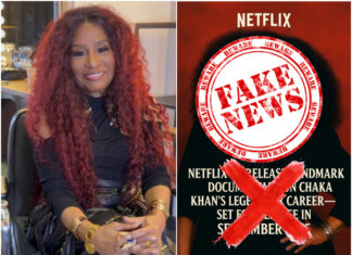 Chaka Khan Shuts Down Netflix Documentary Rumors With A Firm ‘Nope!’ Chaka Khan at a live performance addressing fans from the stage