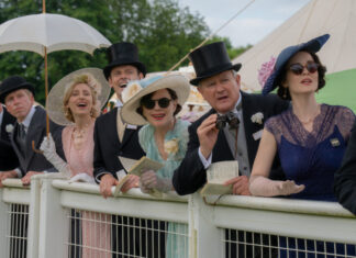 ‘Downton Abbey: The Grand Finale’ Trailer – A Glorious Goodbye To The Crawley Family Laura Carmichael as Lady Edith, Harry Hadden-Paton as Bertie Hexham, Elizabeth McGovern as Cora Grantham, Hugh Bonneville as Robert Grantham, and Michelle Dockery as Lady Mary in Downton Abbey: The Grand Finale.